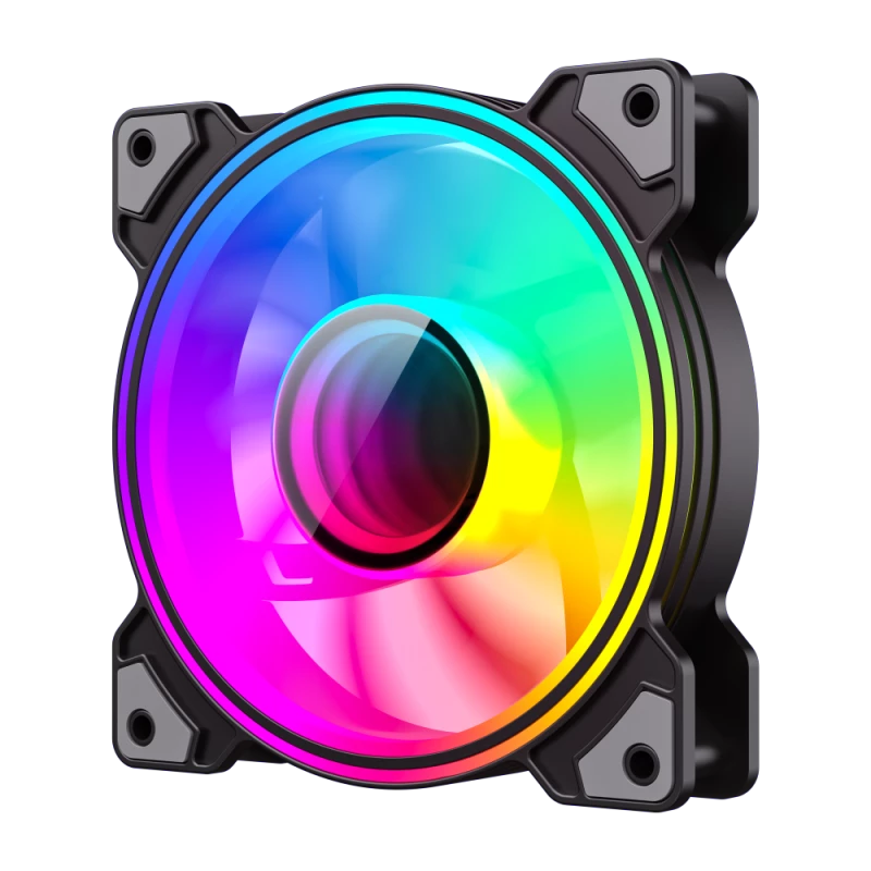 Gamemax | Gehäuselüfter | DUAL RING INFINITY | Schwarz