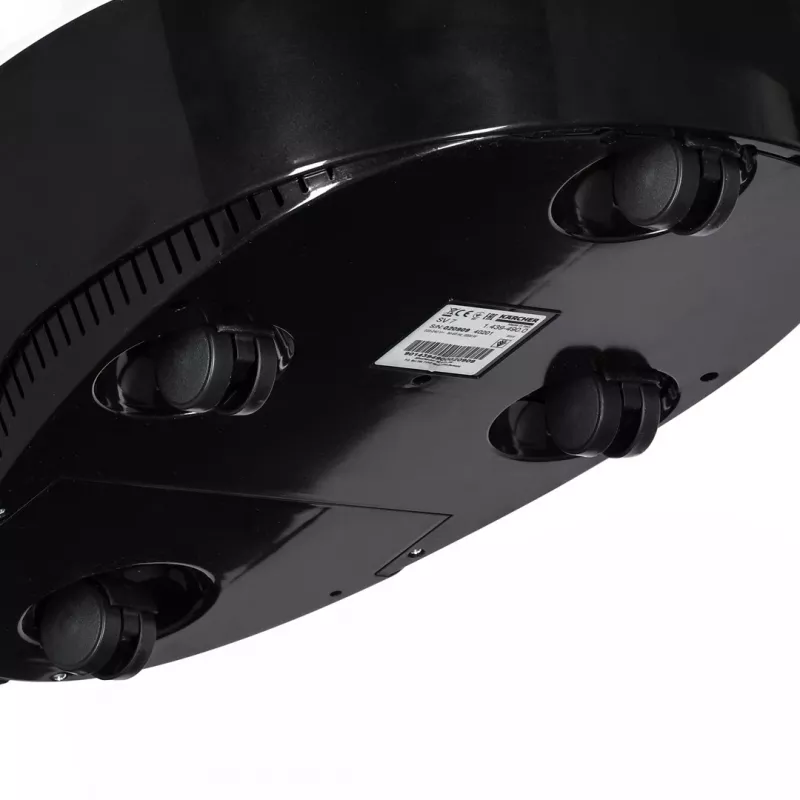 SV 7, Zylinder-Dampfreiniger, 0,5 l, schwarz, grau, weiß, Tasten, fest, 50 cm