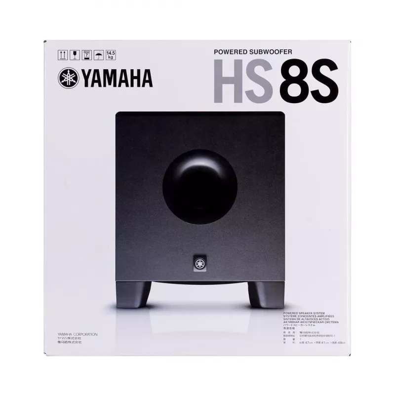 Yamaha HS8S Subwoofer Schwarz 150 W
