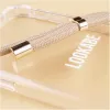 Umhängehülle Lookabe loo007 gold nude für iPhone 7/8 Plus – tragbare Telefonhülle mit Gurt