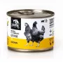 Nassfutter für Katzen 3coty 01 Huhn 180 g — Alleinfuttermittel in Dose für ausgewachsene Katzen, Protein 19 %, Fett 9 %