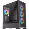 PC-Gehäuse Silentware Core 100 A-RGB Schwarz — Modell CORE100Schwarz, A-RGB-Beleuchtung, Mid-Tower-Formfaktor