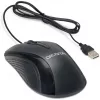 DICOTA - Maus - beidhändig - Laser - 3 Tasten - Kabelgebunden - USB - Schwarz (D32011)