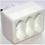 Steckdosenbox Typ C e+p EA 3 Weiß
