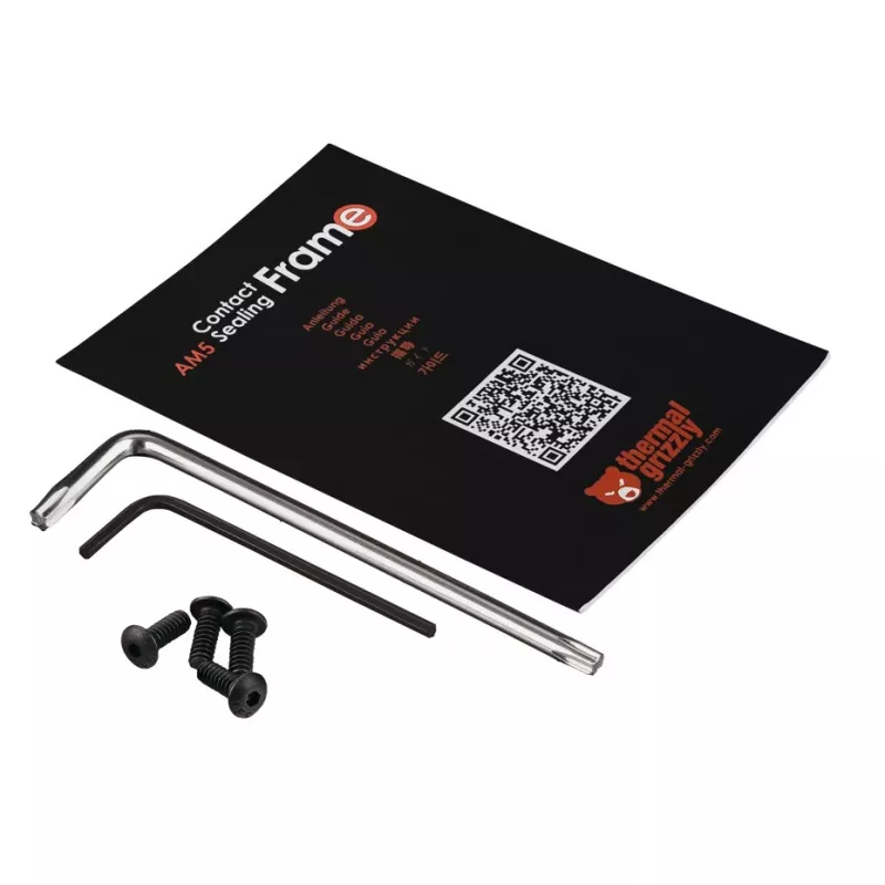 Frame-Upgrade-Kit Thermal Grizzly TG-CSF-AM5 Aluminium Schwarz