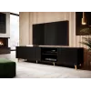 Cama RTV-Schrank PAFOS 200x42x52 schwarz matt