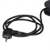 Power extension MACLEAN MCE11 — 8 AC outlets, 1.5 m Kabel, indoor, Schwarz, with on/off switch