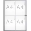 Maulextraslim - Aluminium - Glas - Kunststoff - Aluminium - 655 x 491 x 27 mm - 4 x A4 (6820408)