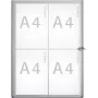 Maulextraslim - Aluminium - Glas - Kunststoff - Aluminium - 655 x 491 x 27 mm - 4 x A4 (6820408)