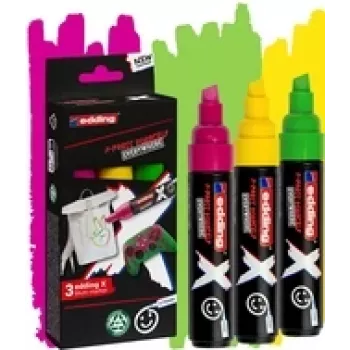 Marker-Set Edding Multimarker 4-6900-3-3, 3 Stück, Strichbreite 2,0–10,0 mm, sortierte Farben
