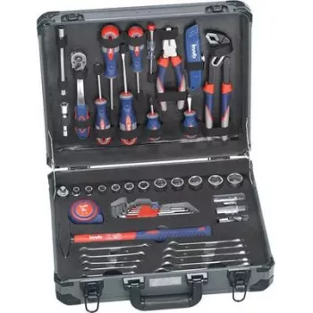 Werkzeugkoffer KWB 370740 mit 51 Teilen — tragbarer Organizer für Handwerkzeuge und Zubehör