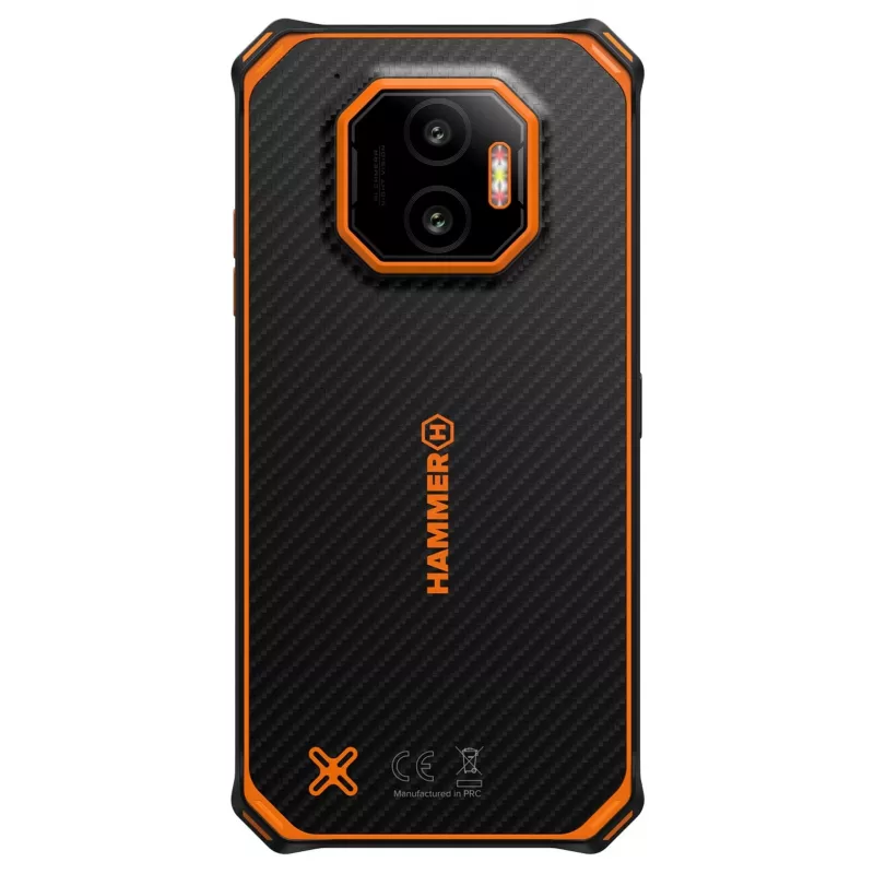 Smartphone HAMMER Energy X2 — Android 15, MediaTek Helio G81, 6.1 Zoll 1560×720 IPS, 6 GB RAM, 128 GB, Dual SIM, 4G, 50 MP, 5000 mAh, IP68