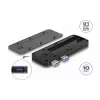 SSD-Gehäuse DeLOCK USB 3.2 Gen 2 für PlayStation5 M.2 NVMe werkzeuglos