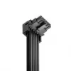 CableMod Basics Universal 12V 2x6 Kabel, 90°-Stecker, 16-Pin auf 16-Pin - schwarz, 60 cm, Var. B