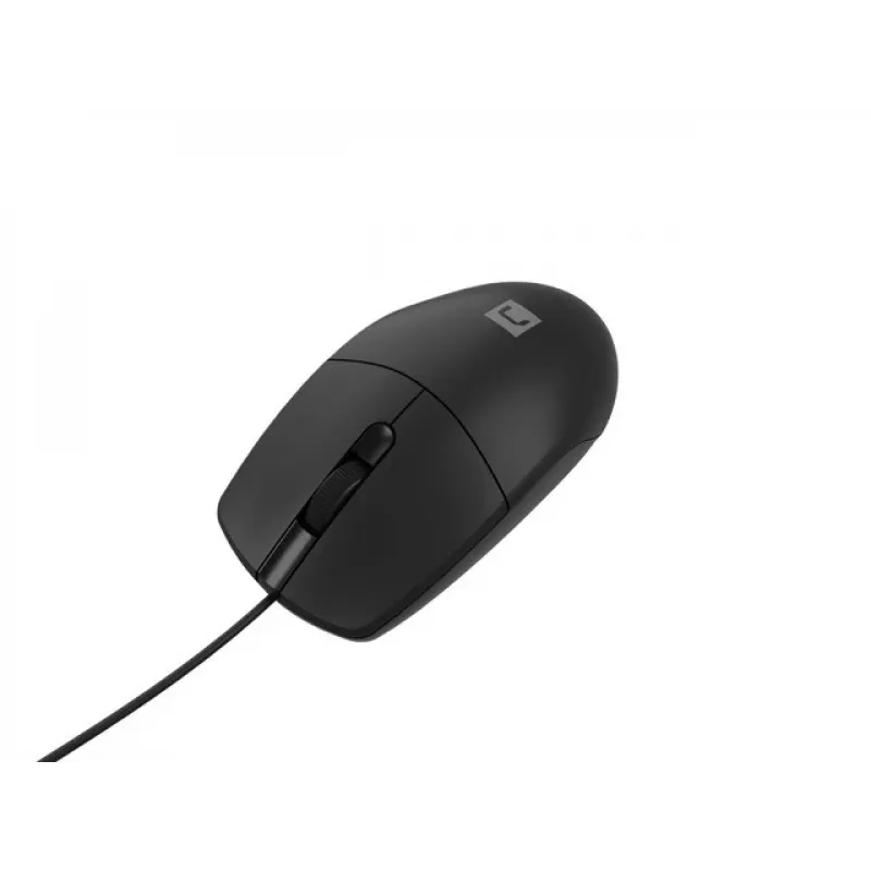 Kabelgebundene Büromaus NATEC Ruff Plus USB Typ-A, rechtshändig, 1200 DPI, 3 Tasten, schwarz
