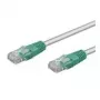 Wentronic Goobay CAT 5e Crossover-Patchkabel, U/UTP, Grau, Grün, Grau-Grün, 0,5 m - CCA-Kupfer-Mix (68860)