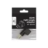 HDMI-Adapter GEMBIRD A-HDMI90-FML, HDMI auf HDMI, rechtwinkliger 90°-Adapter, schwarz