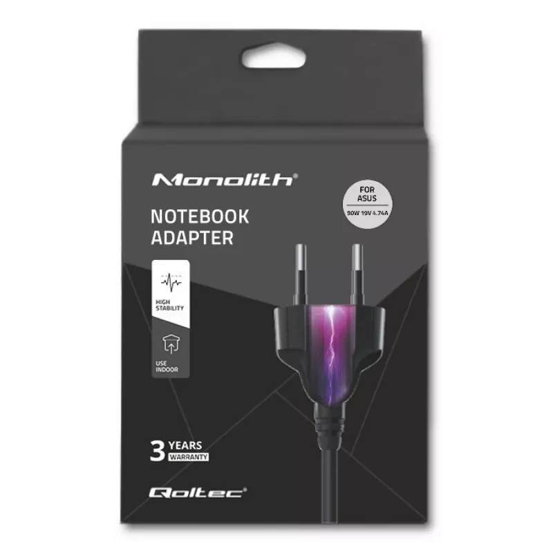 Qoltec 50071 90W Netzteil/Wandler Indoor Schwarz