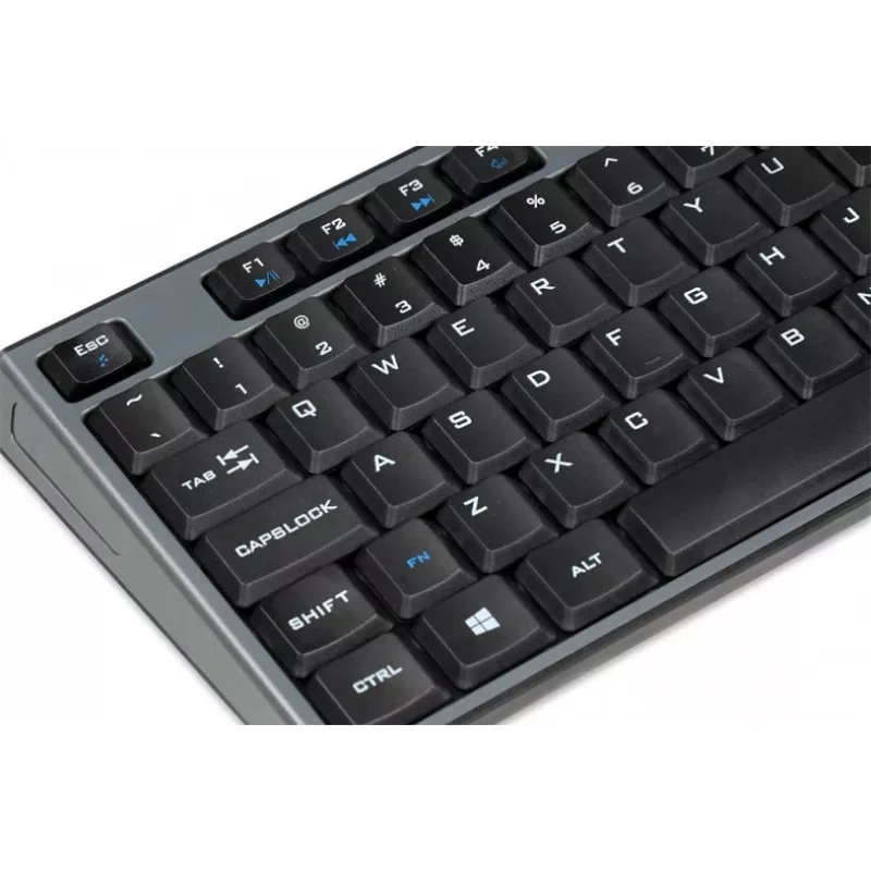 IBOX Desktop Kit Pro kabelloses Tastatur- und Maus-Set, QWERTY Full-Size 104 Tasten, 2,4 GHz, 1200 DPI, schwarz