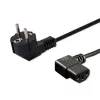 Netzkabel SAVIO CL-115 IEC C13 auf Stecker, 1,2 m, schwarz