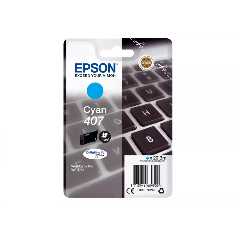 Epson WF-4745 Tintenpatrone 1 Stck. Original High (XL) Yield Cyan