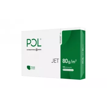 Papier Büro Kopierpapier POLJET 9938A80 (A4; 80 g/m²; 500 Blatt; papier weiß, matt)