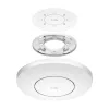 WLAN Access Point Cudy AP11000 — Tri‑Band Wi‑Fi 6 (2,4/5/6 GHz), 5760 Mbit/s, MU‑MIMO, Decken‑/Wandmontage