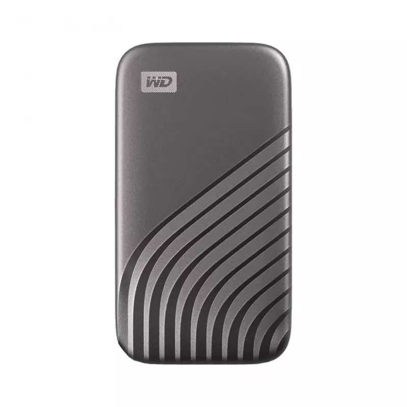 Externe SSD | WESTERN DIGITAL | My Passport | 1TB | USB-C | Schreibgeschwindigkeit 1000 MB/s | Lesegeschwindigkeit 1050 MB/s | WDBAGF0010BGY-WESN