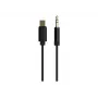 CableXpert USB-C auf 3,5-mm-Klinke-Adapterkabel 1,5 m M/M (Schwarz)