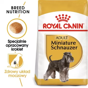 Trockenfutter für Hunde Royal Canin Miniature Schnauzer Adult, Geflügel, 3 kg, für kleine Rassen