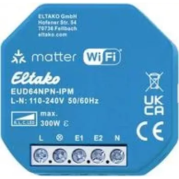 Funk-Dimmermodul Eltako EUD64NPN-IPM 300W 230V für LED- und Glühlampen