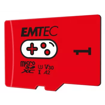 Flash-Speicher Emtec 1TB UHS-I U3 V30 A2 Gaming Rouge ECMSDM1TXCU3G