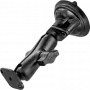 RAM Mounts Twist-Lock flache Saugnapf-Doppelkugelhalterung Schwarz RAP-B-166-2U