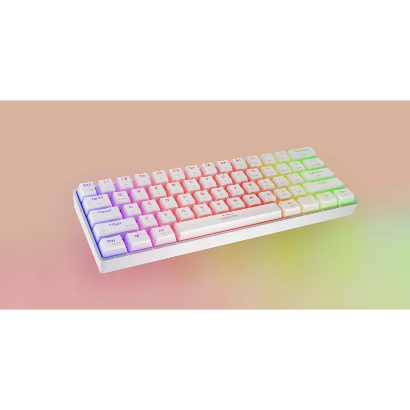 Gaming-Tastatur Genesis THOR 660 G2 — kabellos (2,4 GHz, Bluetooth) und kabelgebundener USB-Modus