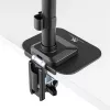 Maclean MC-929 Tischplattenverstärkungsplatte für Monitor-Tischhalterungen, Schwarz