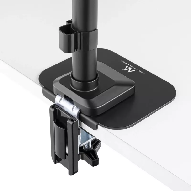 Maclean MC-929 Tischplattenverstärkungsplatte für Monitor-Tischhalterungen, Schwarz