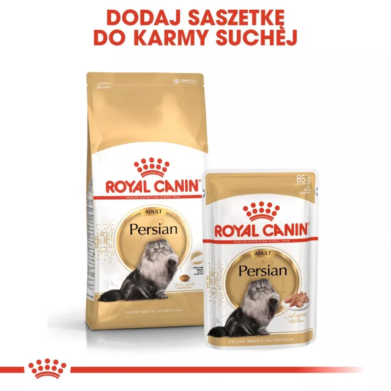 Trockenfutter für Katzen Royal Canin Persian 4 kg — ausgewachsene Perserkatze, Huhn, 30 % Protein, 22 % Fett