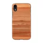 Smartphone-Hülle man and wood für iPhone XR – Cappuccino Schwarz, Schutzhülle