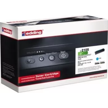 EDDING EDD-2105 Cyan Toner ersetzt HP 131A CF211A - Tonereinheit