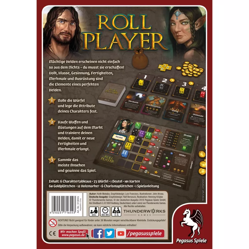 Roll Player, Brettspiel