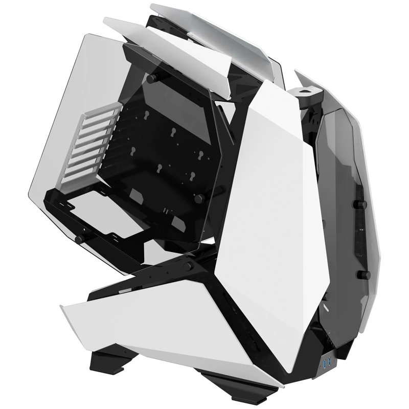 Big-Tower-PC-Gehäuse Jonsbo MOD5 Tempered Glass Weiß