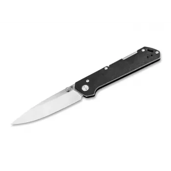 Klappmesser Böker Solingen Kihon Bifold MagnaCut – kompaktes Taschenmesser, Edelstahlgriff, Taschenclip