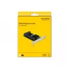 DeLOCK 16 Port SATA PCI Express x4 Karte 6 Gbit/s Grün Grau