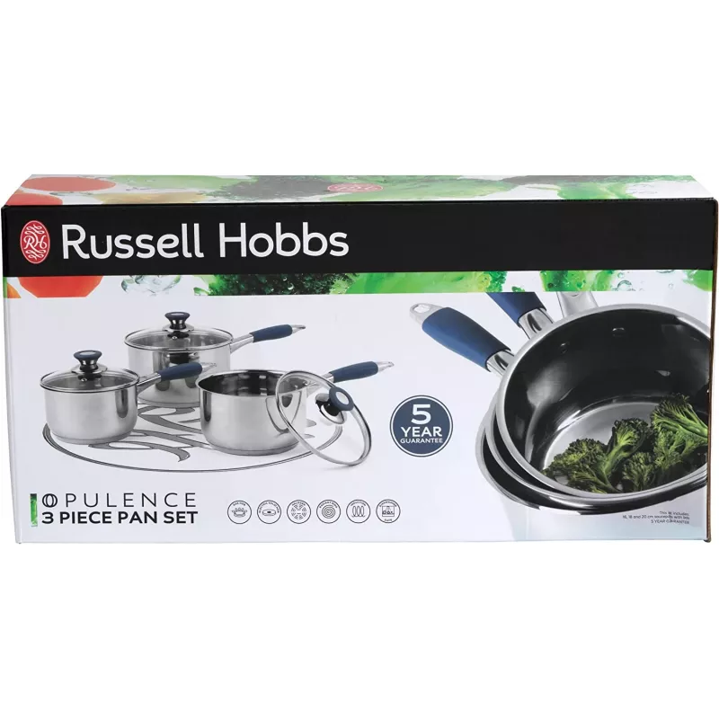 Kochgeschirr-Set Russell Hobbs RH01178EU 3-teilig, blau