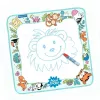 Ravensburger Aqua Doodle Animals Malmatte — Ministeps-Set für sauberes Malen mit Wasser