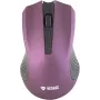 2,4 GHz optische symmetrische kabellose Maus, 3 Tasten, Violett