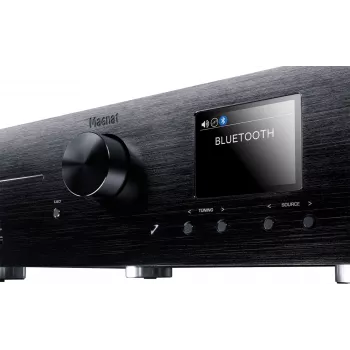 Stereo-Receiver Magnat MC 400 — 2.0 Kanäle, 40 W pro Kanal, CD-Player, Wi‑Fi, Bluetooth, DAB/FM, Ethernet (schwarz)