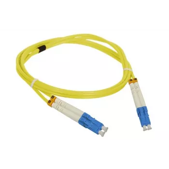 Alantec FOC-LCLC-9SMD-1 InfiniBand/Glasfaserkabel 1 m LC Gelb