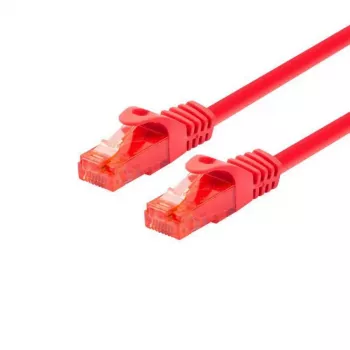 Netzwerkkabel LOGON Cat6 UTP 10 m, RJ-45–RJ-45, rot