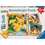 Puzzle Ravensburger Pikachu, Glurak und Evoli — 147 Teile, ab 5 Jahren, 210 × ? mm